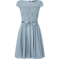 SWING Cocktailkleid mit Pailletten in Blau, Größe 34 von Swing