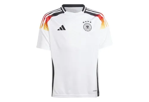 ADIDAS Kinder Trikot DFB 24 Kids Heim - Trikot für Kinder und Teens, inspiriert vom deutschen Fußball; mit feuchtigkeitsabsorbierender AEROREADY Technologie und 100% recycelten Materialien für Komfort und Nachhaltigkeit.
