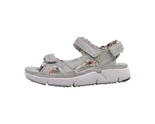 Allrounder by Mephisto Its Me grau Gr. 38 - Wanderschuhe mit Klettriegel für einfachen Einstieg, komfortabler Passform und rutschfester Caoutchouc Lite-Sohle – ideal für Outdoor-Abenteuer.