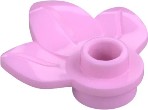 LEGO: 200x Pflanzenelement mit 3 Blättern, helles Pink - 200 Stück LEGO Pflanzenelement in hellem Pink mit 3 Blättern. Ideal für kreative Bauprojekte und zur Verschönerung deiner LEGO-Welt. Originale LEGO Teile, kein Duplo.