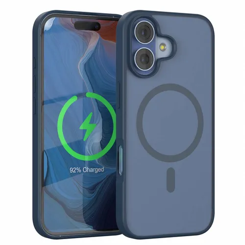 Outdoor Hülle für iPhone 17 mit MagSafe Handyhülle Schutz Hülle Blau /Dunkelblau