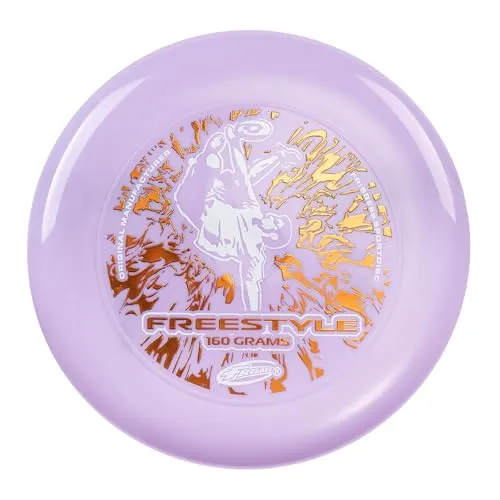 Wham-O Frisbee Freestyle Disc 160g, 26.67cm, strapazierfähiges und Flexibles PE für Outdoor Strand, Familienspaß -1 Pack