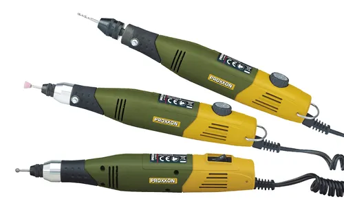PROXXON MicroMot 50/EF 28512 - Präzises Fräsgerät - Sägen: PROXXON 28512 Fräsgerät mit 200 W Leistung, ideal für Metall, Kunststoff und Holz - perfekt für präzise Arbeiten in der Werkstatt.