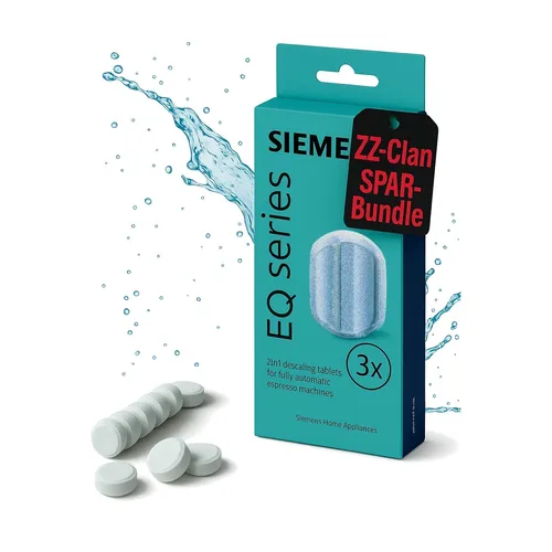 Siemens EQ Series - 3x TZ80002A Entkalkungstabletten + 10x Reinigungstabletten