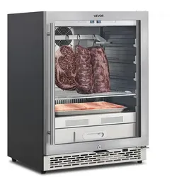 VEVOR Trockenreifekühlschrank 45 kg für Steaks in silber von Vevor