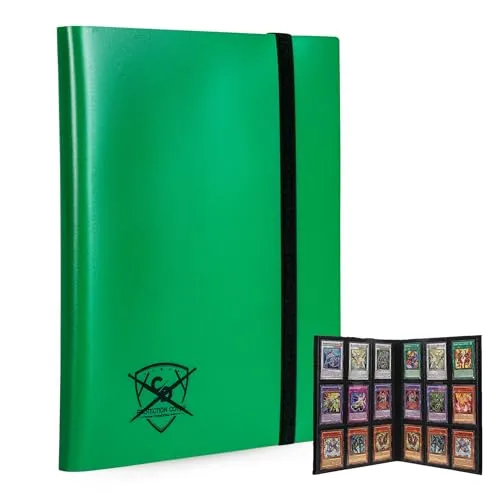 Sammelalbum für 360 Karten mit 40 Seiten, Pro Card Binder Ordner, Kartenhalter Album für Pokemon Sammelkarten Seitlich | Sammelmappe Heft für Kinder Junge und Mädchen