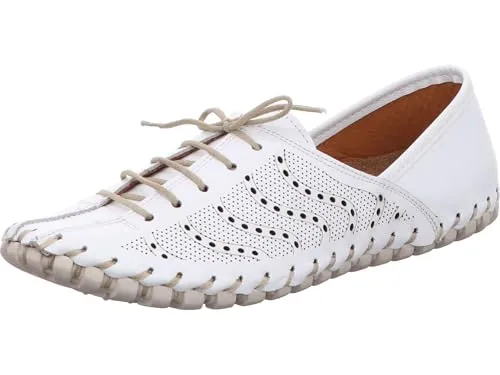 Gemini Damen Schnürschuh Leberschuh - Flexibel und Luftig - Damen-Schnürhalbschuhe mit hochwertigem Leder und flexibler Laufsohle für höchsten Komfort. Ideal für modische Akzente und angenehmes Tragegefühl.