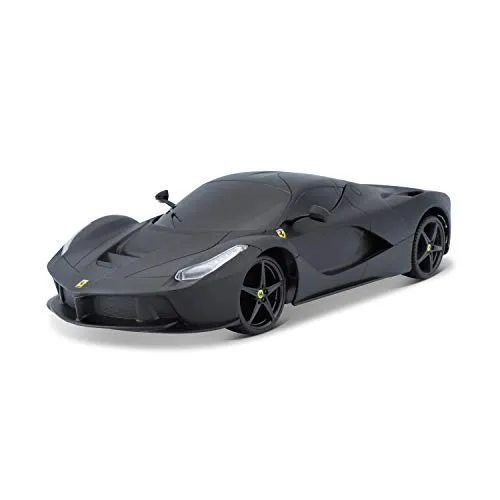 Maisto Tech 81530-2 - Ferngesteuertes Auto Ferrari LaFerrari (1:24, matt-schwarz) - Erlebe den Fahrspaß mit dem Maisto Tech Ferrari LaFerrari in detailgetreuem Design. Ideal für kleine Rennfahrer, bietet dieses RC Auto beeindruckende Geschwindigkeit und eine Reichweite von bis zu 10 m. Perfekt für spannende Rennen!