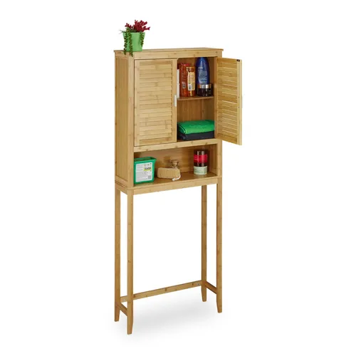 Produktbild Waschmaschinenschrank aus Bambus