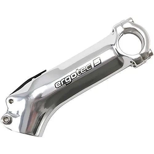 ErgoTec Unisex High Charisma Vorbau, schwarz, 110 mm - Fahrradvorbauten mit 45° Winkel und 25.4 mm Lenkerklemmung, perfekt für e-Bikes und bietet höchste Sicherheit gemäß Ergotec Safety Level.