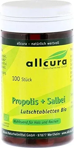 PROPOLIS SALBEI Lutschtabletten Bio 100 St von allcura