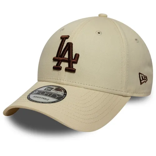 New Era 9Forty Strapback Cap - Los Angeles Dodgers beige - Beige Baseballcap für Unisex Erwachsene, ideal für Freizeit und Sommer. Aus 100% Baumwolle, bietet sie hohen Tragekomfort und einen sportlichen Look.