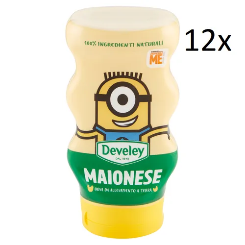Develey Maionese Squeeze Mayonnaise 250ml Würzsaucen mit Eiern aus Nährboden 12