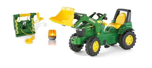 Rolly Toys rollyFarmtrac John Deere mit Frontlader, Seilwinde und Blinklicht
