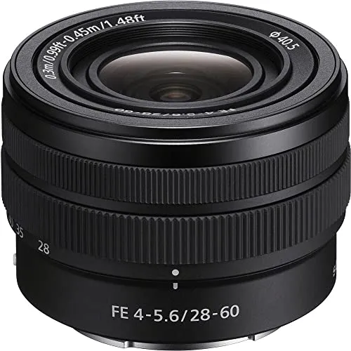 Sony SEL 28-60mm f 4.0-5.6 - Kompaktes Zoomobjektiv für Vollformatkameras, hervorragende AF-Leistung und spritzwassergeschützt