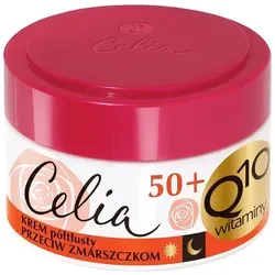 Celia Q10 Vitamine 50+ Anti-Falten Tages- und Nachtcreme 50ml