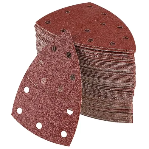 Stück Schleifpapier Dreieckschleifer 105 mm x 152 mm, Deltaschleifer Schleifpapier Set : 10*P40, 15*P60, 15*P80, 15*P120, 15*P180, 15*P240 15*P400 für professionellen Einsatz 100