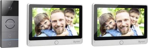 Byron Video-Gegensprechanlage mit zwei 7 Zoll HD Touchscreen