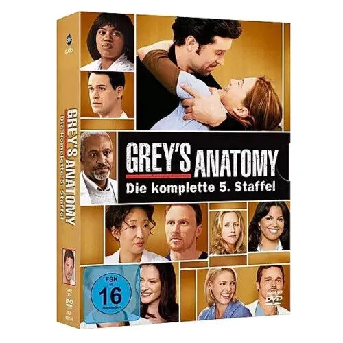 Grey's Anatomy - Die komplette 5. Staffel (DVD) NEU & OVP