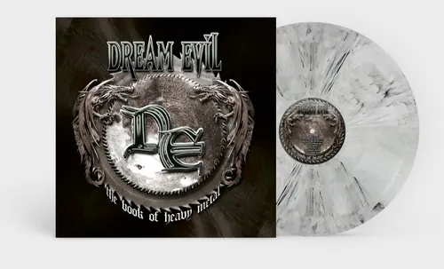 DREAM EVIL - The Book Of Heavy Metal - limited marbled Vinyl LP - NEU NEW