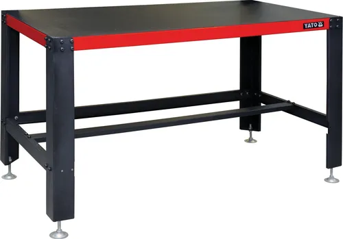YATO Werkstattarbeitstisch 1500mm x 780mm x 830mm - Robuster Werkstattarbeitstisch mit rutschfester ABS-Arbeitsplatte. Ideal für jede Werkstatt, höhenverstellbar und mit einer Traglast von bis zu 1000 kg für maximale Flexibilität.