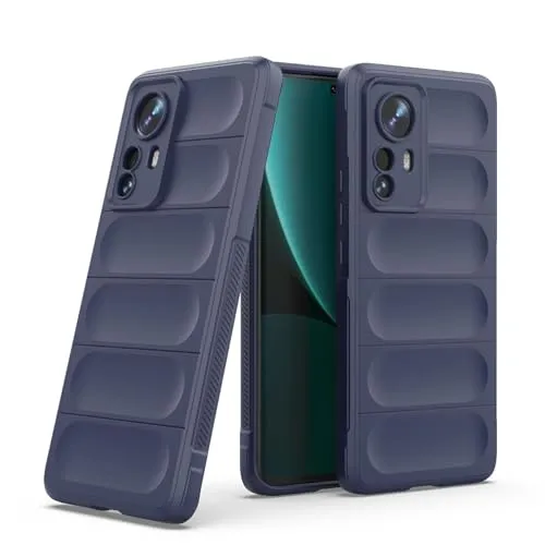 betterfon Handyhülle kompatibel mit Xiaomi 12 / 12X | TPU Silikon Bumper Case | Outdoor Schutzhülle mit Stoßschutz | Blau