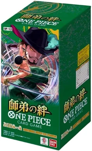 Bandai One Piece Card Game Master and Student Bonds (OP-12) Booster Box - Sammelkartenspiele: 24 Packungen des beliebten One Piece Kartenspiels, ideal für Sammler und Spieler, um ihre Strategien zu erweitern.
