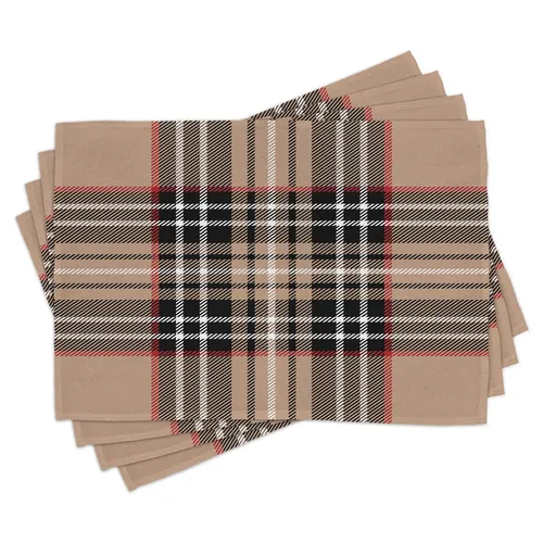 Tischset Platzset 4er Set Classic British Plaid