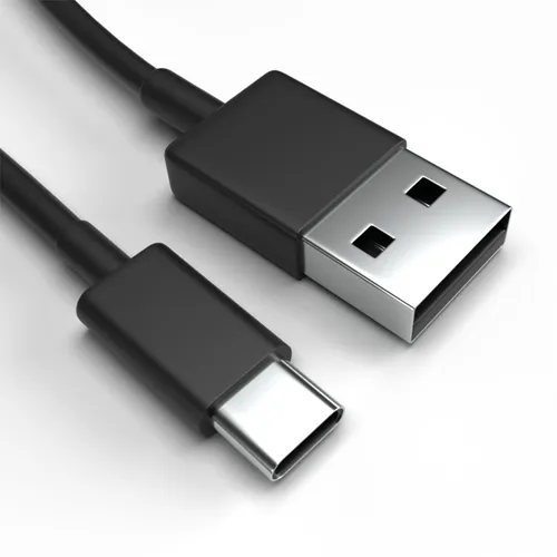 USB-C Ladekabel für Samsung Galaxy A9 2018 Schwarz 50 cm Handy Schnellladekabel Datenkabel