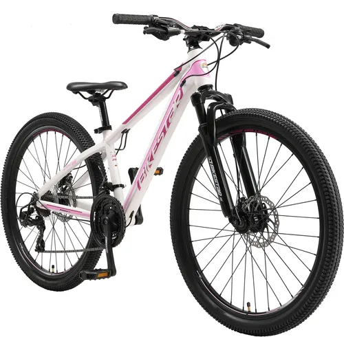 Mountainbike 21 Gang Shimano RD-TY300 - Stabil und leicht für Damen und Herren - Fahrrad mit 21-Gang Kettenschaltung und stabiler Aluminiumrahmen, ideal für den täglichen Einsatz in der Natur oder Stadt, geeignet für Körpergrößen von 138 cm bis 173 cm.