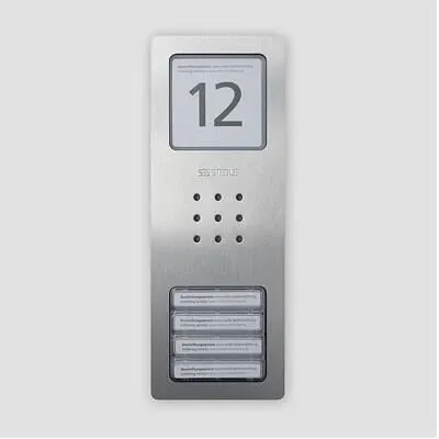 Siedle CA 850-4 E Audio-Türstation Compact Edelstahl
