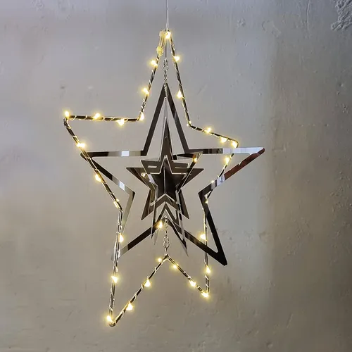 Weihnachtsbaumschmuck Silber von Seasonals