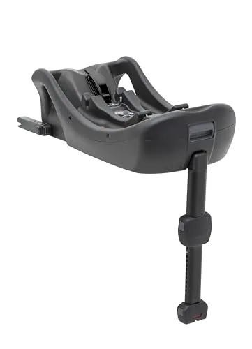 Joie i-Base™ 2 R129 Kindersitzbasis, i-Size, ISOFIX oder Fahrzeuggurtbefestigung, höhenverstellbarer Stützfuß, Farbindikatoren – Geburt bis 15 Monate (40–85 cm), Farbe Black