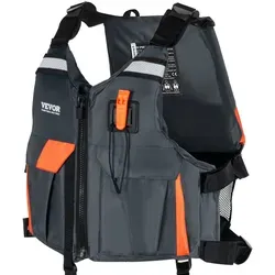 VEVOR Wassersport-Schwimmweste PFD XL – 110N Auftriebsweste aus Nylon