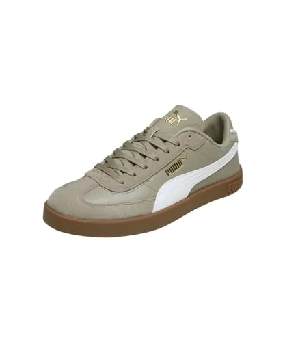 Puma Club II Era Ice Coffee-White EU 43 - Sneaker mit zeitlosem Design, ideal für lässigen Streetstyle. Komfortable Dämpfung und aus hochwertigem Kunstleder – ein Muss für jeden Schuhliebhaber!