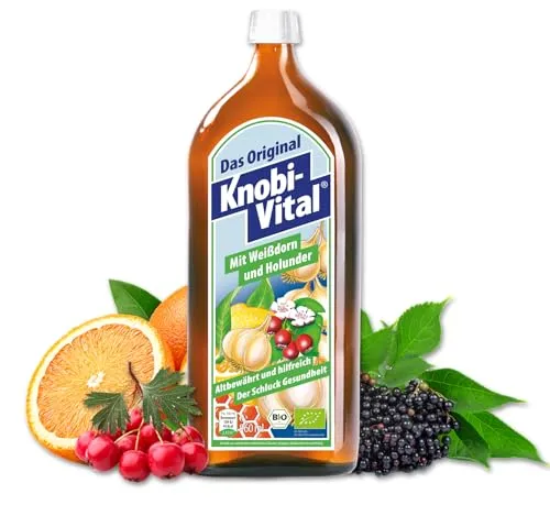 Knobivital mit Weißdorn + Holunder 960 ML