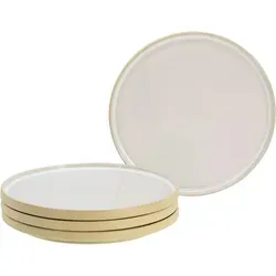 CreaTable Dessertteller Futuro, 4 St., Ø 20 cm in beige von CreaTable