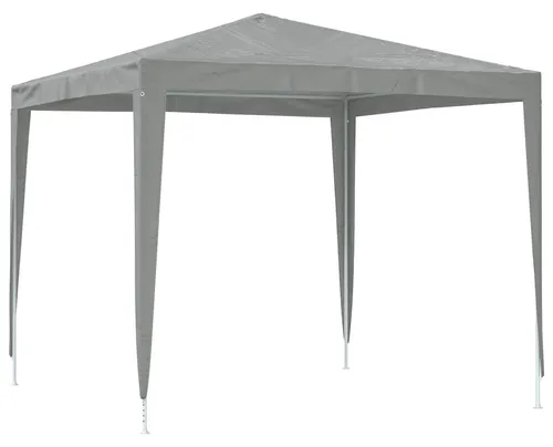 vidaXL Party-Zelt 250 x 250 x 240 cm - Hellgrau, robust und vielseitig - Das stilvolle Party-Zelt aus PE und Stahl ist ideal für Outdoor-Events. Es bietet Stabilität und Schutz, während es durch sein modernes Design jede Feier aufwertet. Einfach aufzubauen und platzsparend zusammenklappbar.