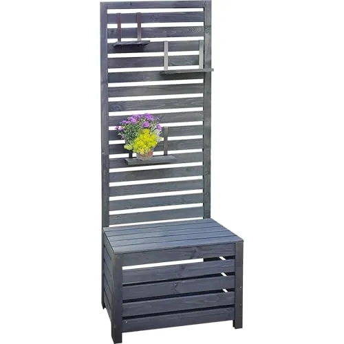 Promadino Spaliersichtschutz mit Staukasten