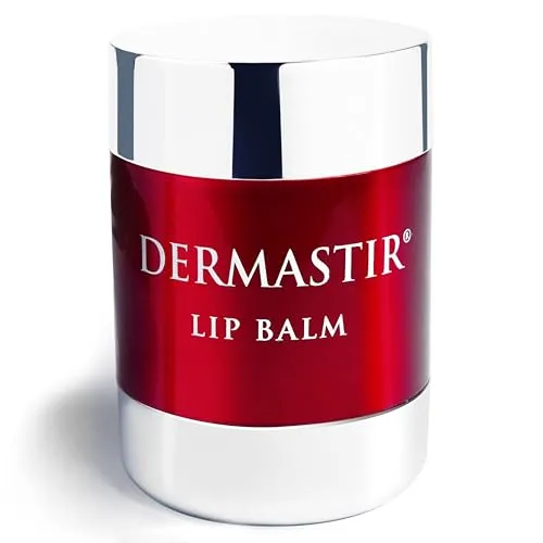 Dermastir Lip Balm, Lippenbalsam - spendet Feuchtigkeit, schützt und repariert mit 5 Fettsäuren, Kollagen, Peptiden und Vitamin E - 15 ml