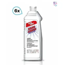 Flüssigseife Handliquid PROFESSIONAL, 6 x 1 Liter mit Feigenkaktusextrakt - Praktisches Vorteilspack mit 6 Flaschen à 1 Liter. Diese Handseife auf Alkoholbasis reinigt effektiv und pflegt die Haut mit wertvollem Feigenkaktusextrakt – ideal für die Handreinigung ohne Wasser.