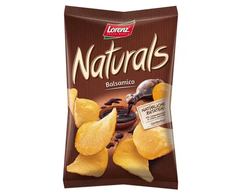 LORENZ Knabberei, Lorenz Naturals Balsamico Kartoffel Chips in Schale geröstet 95g