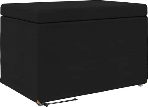 vidaXL Hocker Schwarz 61 x 41 x 40 cm – Modernes Design für jeden Raum