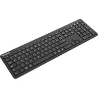 Antimikrobielle Bluetooth-Tastatur für mehrere Geräte schwarz, DE-Layout