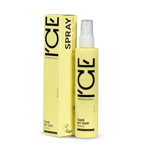 ICE Professional by Natura Siberica Tame My Hair Spray 100ml – Anti‑Frizz Haar‑Spray für Krauses & Widerspenstiges Haar, Glättung & Feuchtigkeit, Leichter Halt, Schutz vor Luftfeuchtigkeit