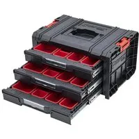 PROREGAL QBRICK Werkzeugkasten Pro Toolbox mit 3 Schubladen