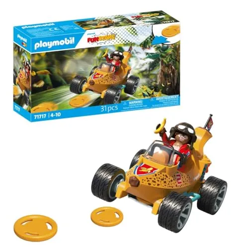 PLAYMOBIL | Fun Stars | Rasende Banane | Spielzeug ab 4 Jahren | Geschenk für Kinder | Spielzeug Auto | Mit Rückzugmotor & Schießfunktion | 71717