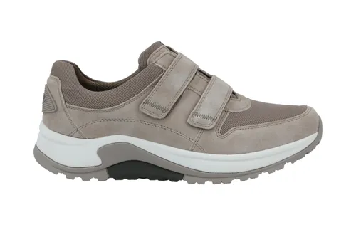 Pius Gabor Rolling Soft Herrenschuhe Slipper Klettschuh Beige, Schuhgröße: EUR 45 | UK 10.5 - Slipper & Loafer – Komfortable Herren Klettschuhe aus hochwertigem Veloursleder mit anpassbarem Klettverschluss für perfekten Halt und optimale Passform.