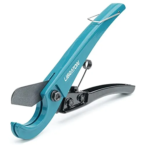Libraton PVC Rohrschneider Kunststoff 0-31mm, Rohr Schere für PEX PVC PPR-Kunststoffschläuche