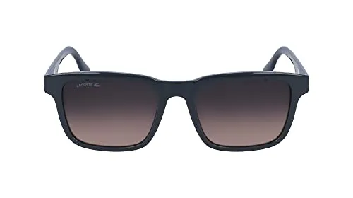 Lacoste L997S Unisex-Sonnenbrille - Sportbrillen mit grauem Vollrand und komfortablem Kunststoff-Gestell, ideal für trendbewusste Sonnenliebhaber.